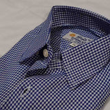 Checkered Dark Blue and white