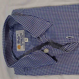 Checkered Dark Blue and white