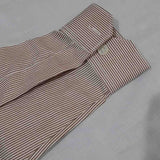 Brown and White Stripe Shirt