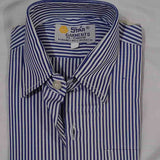 Blue and White Stripe Shirt