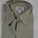 Green and White Stripe Shirt