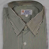 Green and White Stripe Shirt