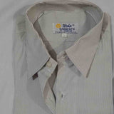 Gray and White Stripe Shirt