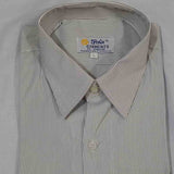 Gray and White Stripe Shirt