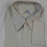 Gray and White Stripe Shirt