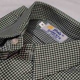 Checkered Dark Green and White