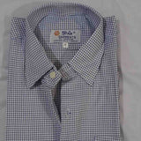 Checkered Light Blue and White