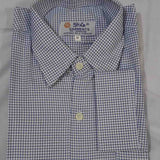 Checkered Light Blue and White