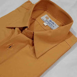 Orange Plain Shirt