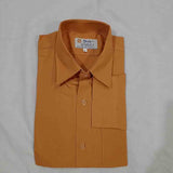 Orange Plain Shirt